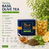 Herbal Olive Leaf Tea - Basil (100 gms)
