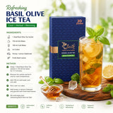 Herbal Olive Leaf Tea - Basil (Teabags)