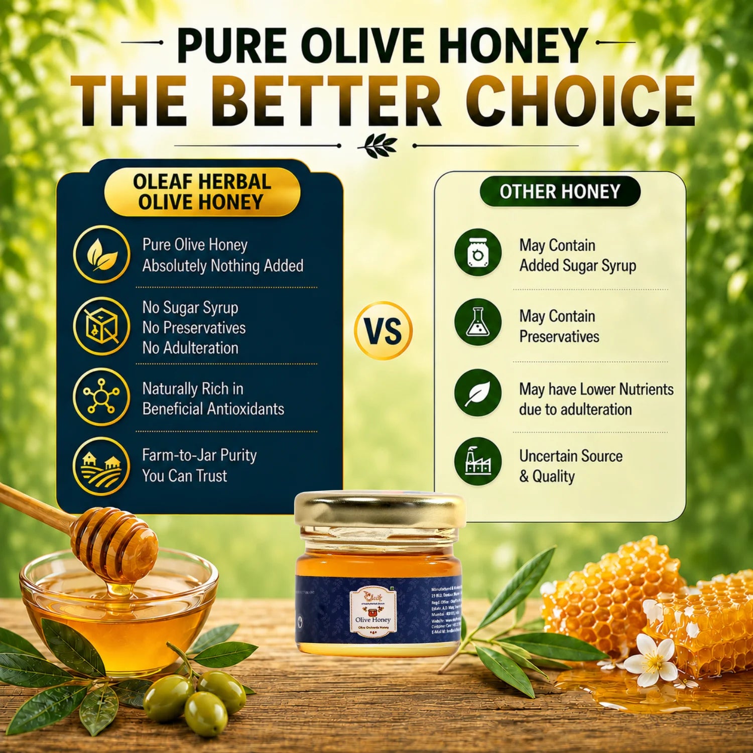 Olive Orchards Honey (30 gms)
