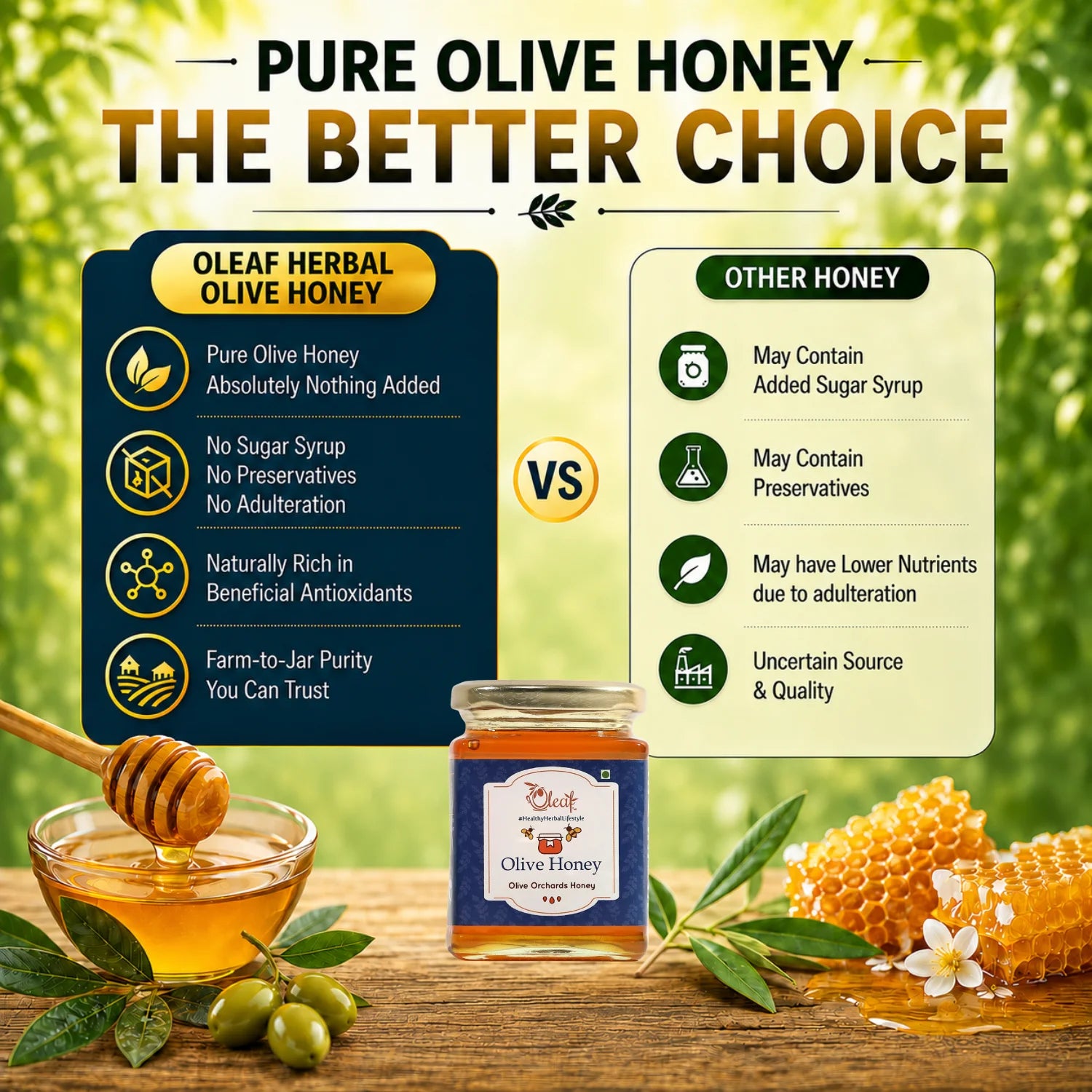 Olive Orchards Honey (350 gms)