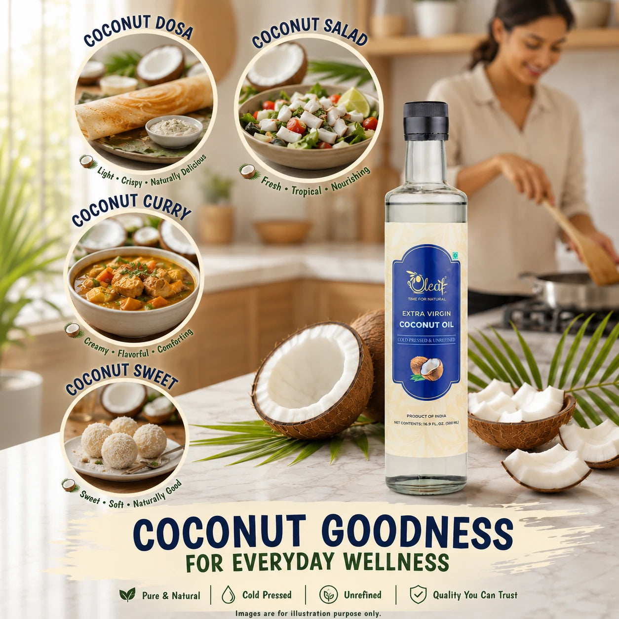 Extra Virgin Cold Pressed Coconut Oil