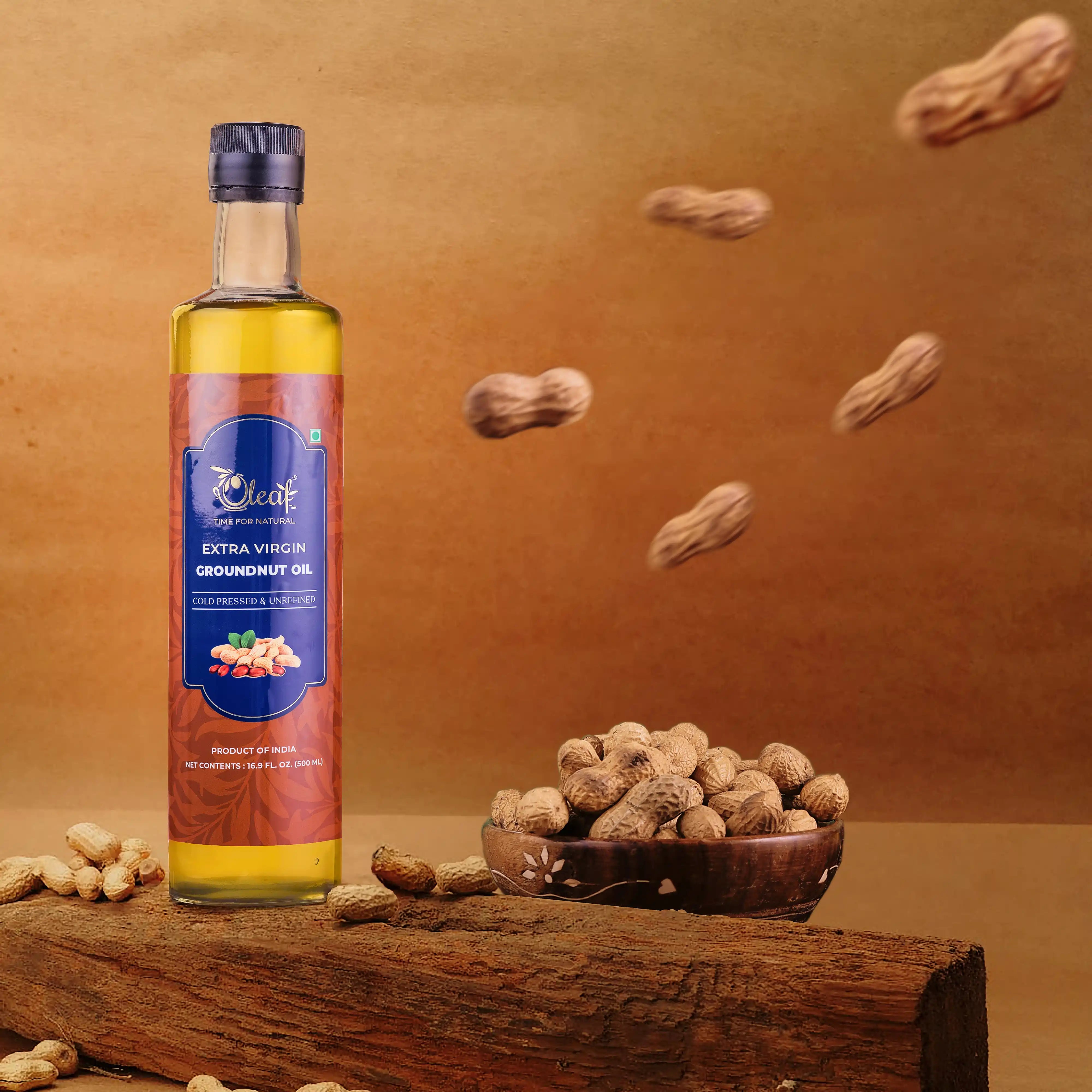 Extra Virgin Cold Pressed Groundnut Oil