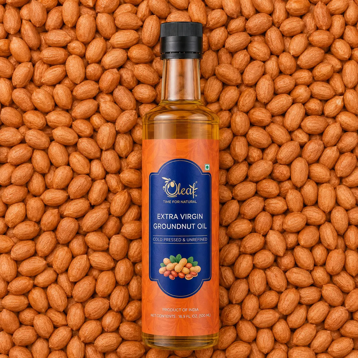 Extra Virgin Cold Pressed Groundnut Oil