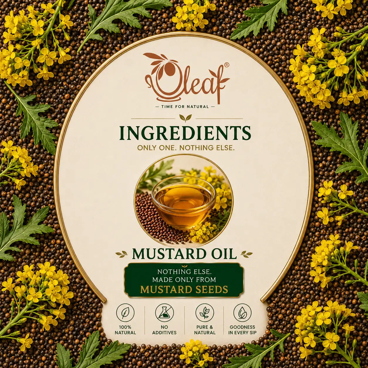 Extra Virgin Cold Pressed Mustard Oil