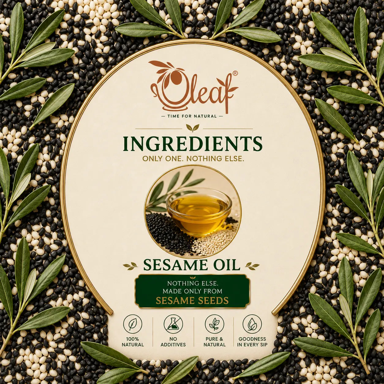 Extra Virgin Cold Pressed Sesame Oil