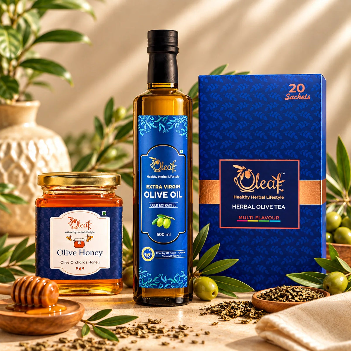 Oleaf Premium Wellness Combo