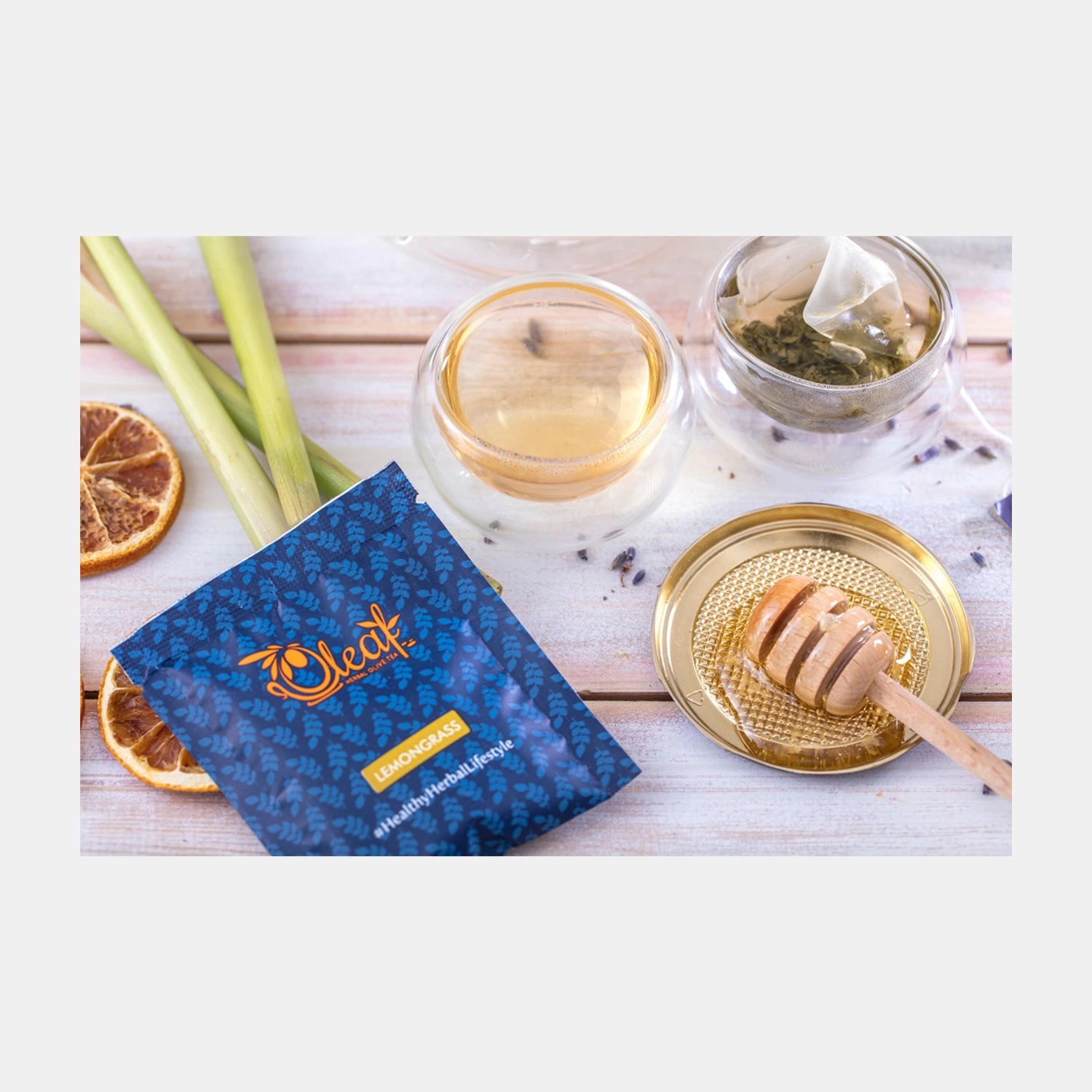 Herbal Olive Leaf Tea - Lemongrass (Teabags)