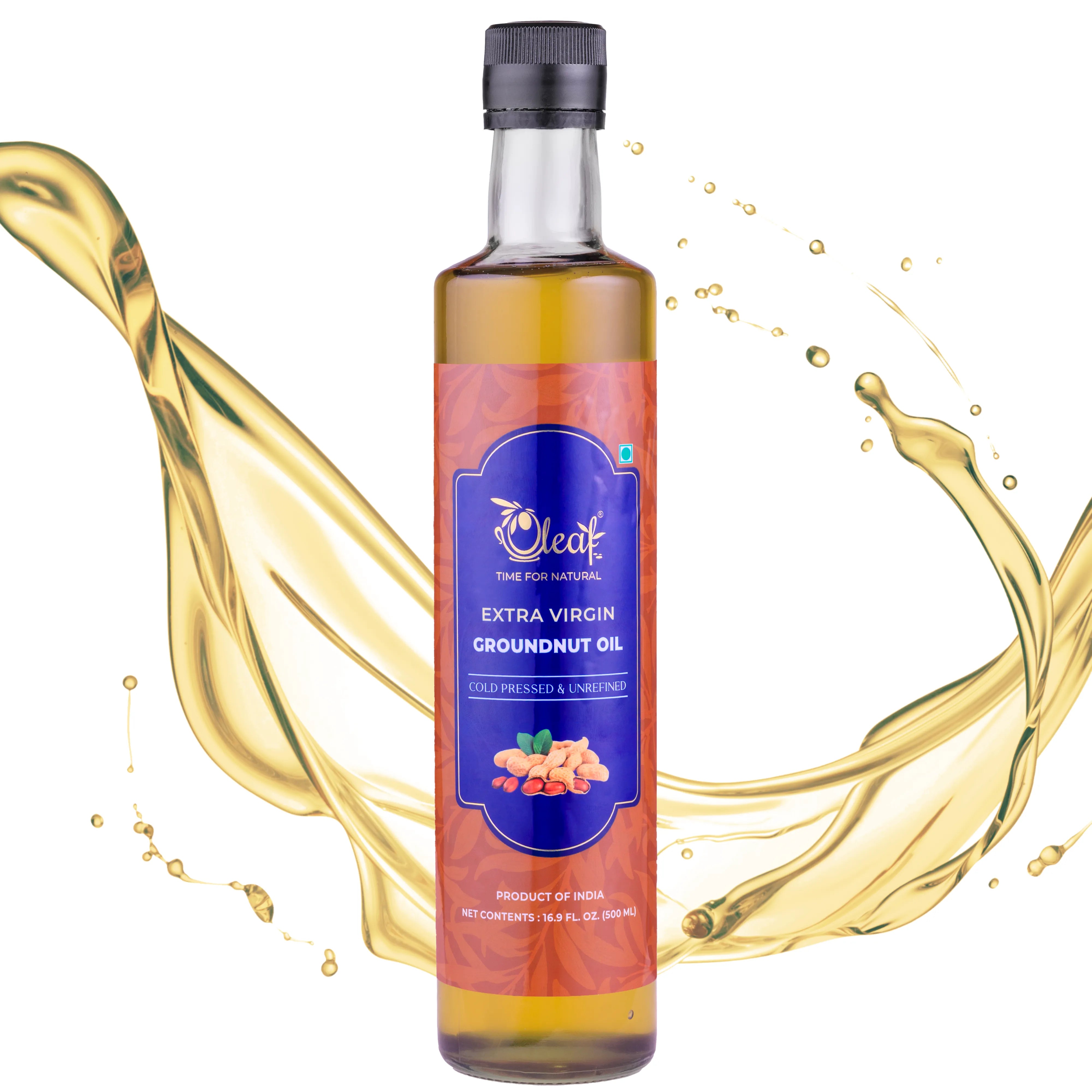 EXTRA VIRGIN COLD PRESSED GROUNDNUT OIL (500 ML)