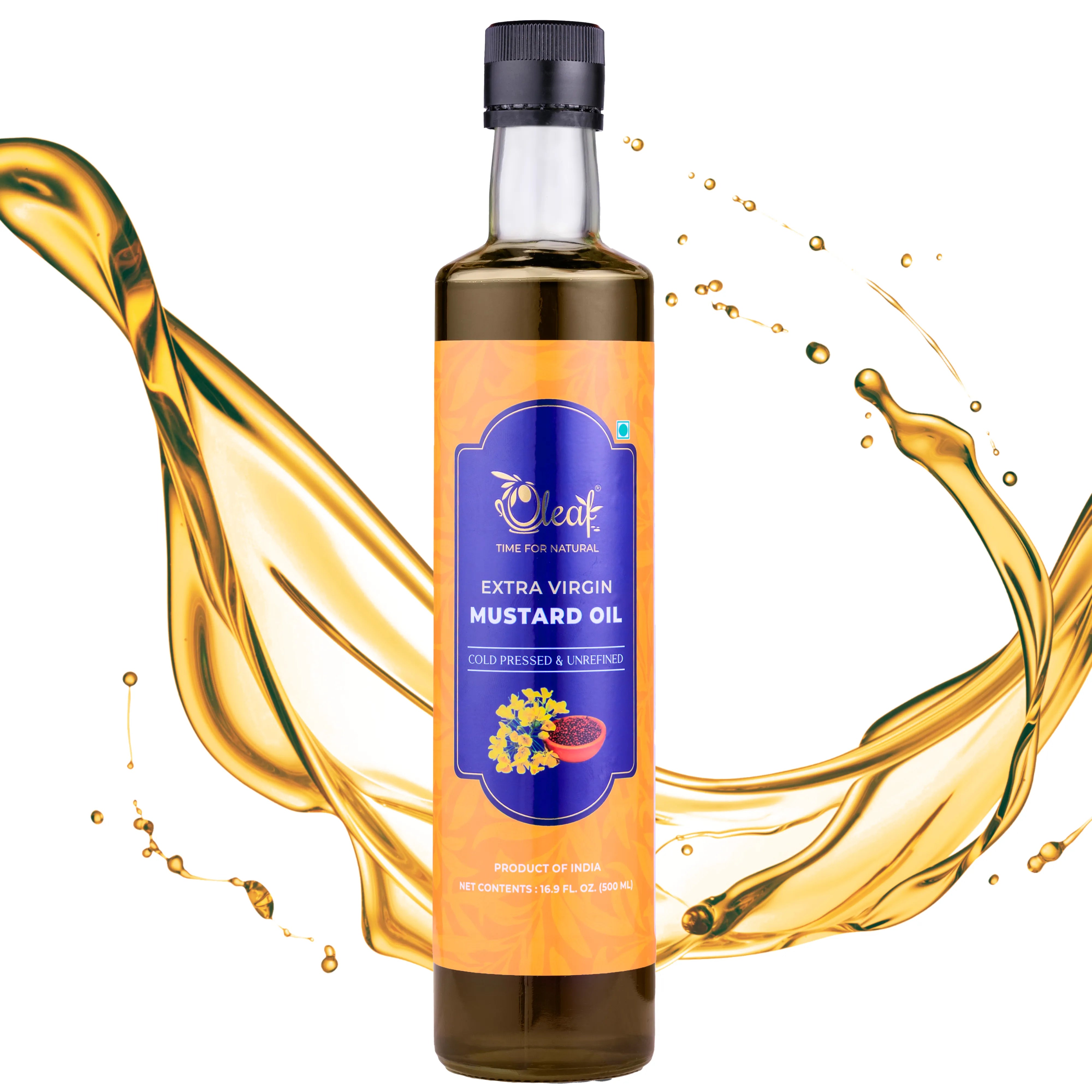 EXTRA VIRGIN COLD PRESSED MUSTARD OIL (500 ML)