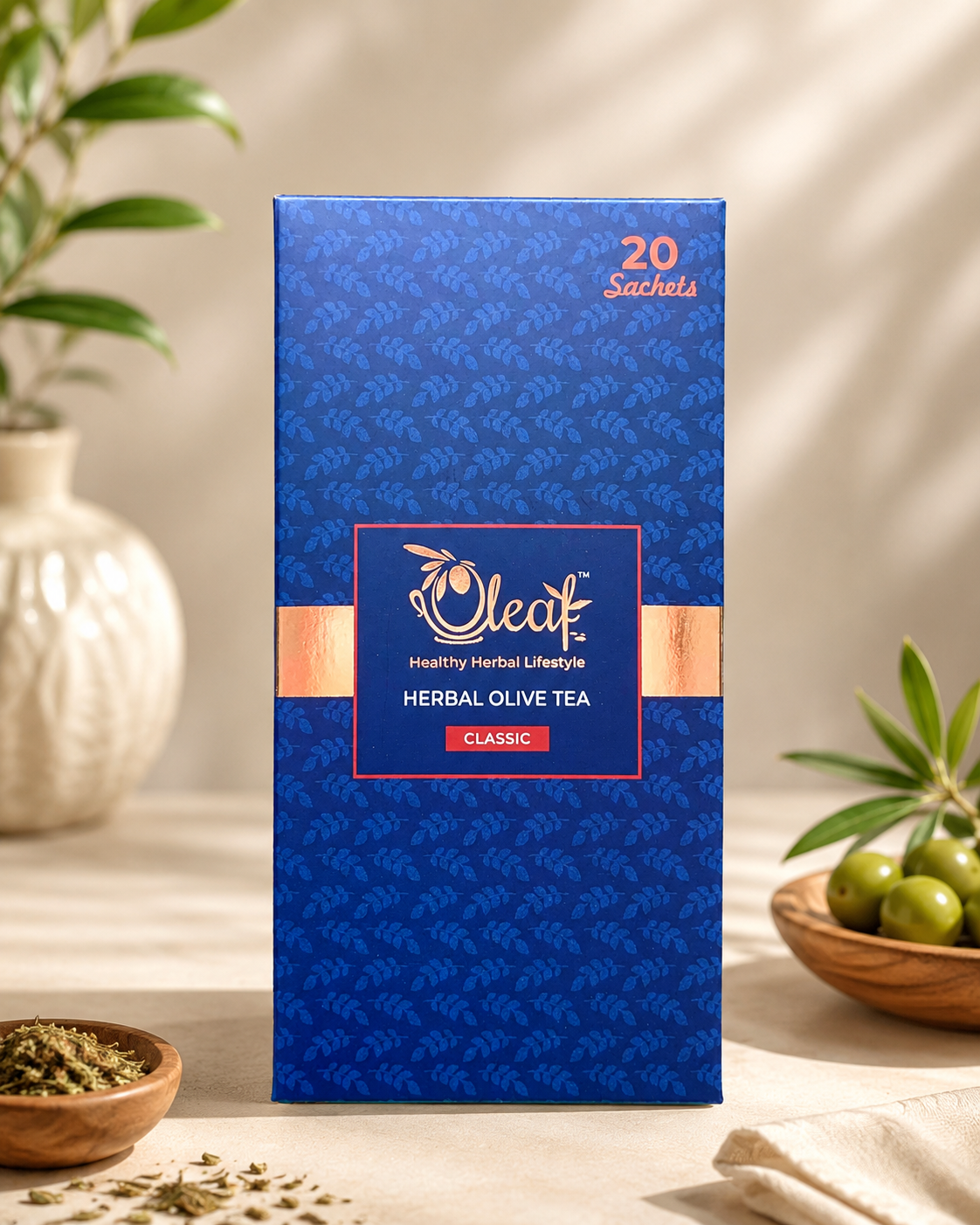 Herbal Olive Leaf Tea - Classic (Teabags)