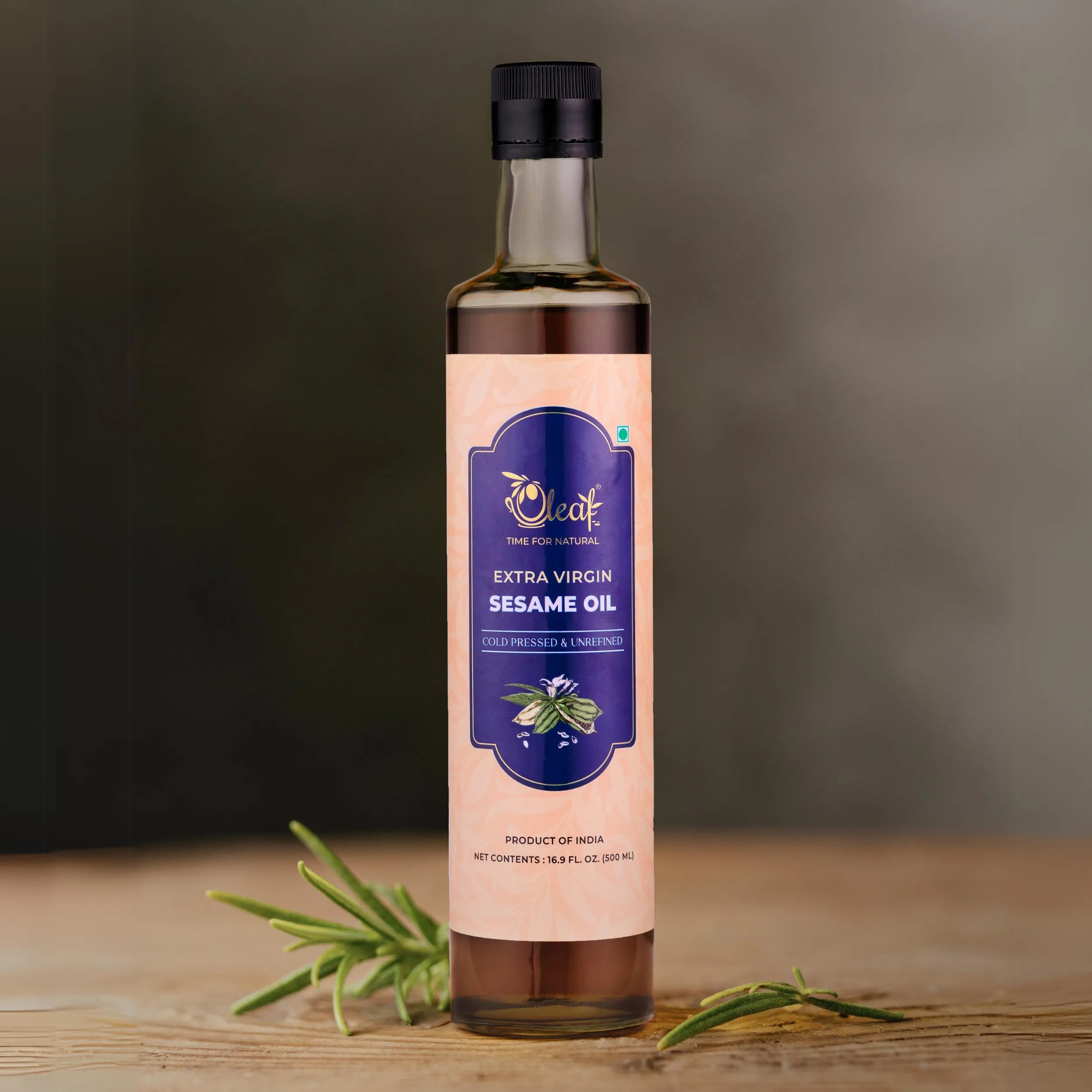 EXTRA VIRGIN COLD PRESSED SESAME OIL (500 ML)