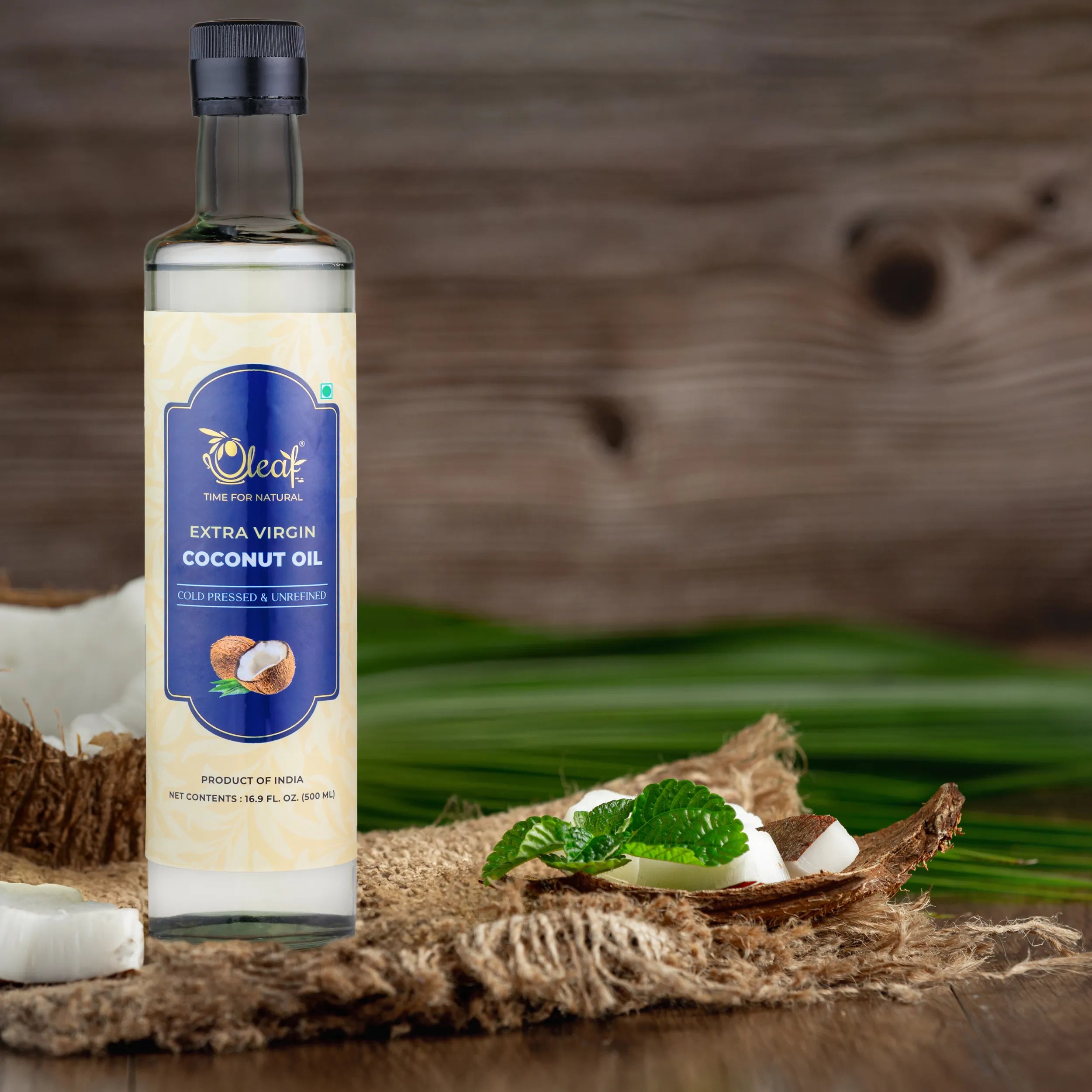 EXTRA VIRGIN COLD PRESSED COCONUT OIL (500 ML)