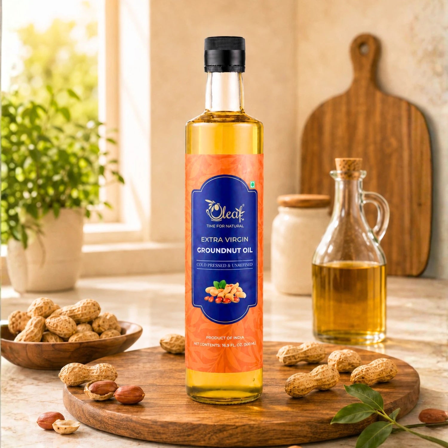 Extra Virgin Cold Pressed Groundnut Oil