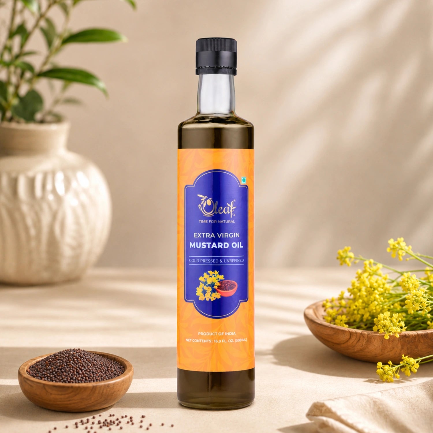 Extra Virgin Cold Pressed Mustard Oil