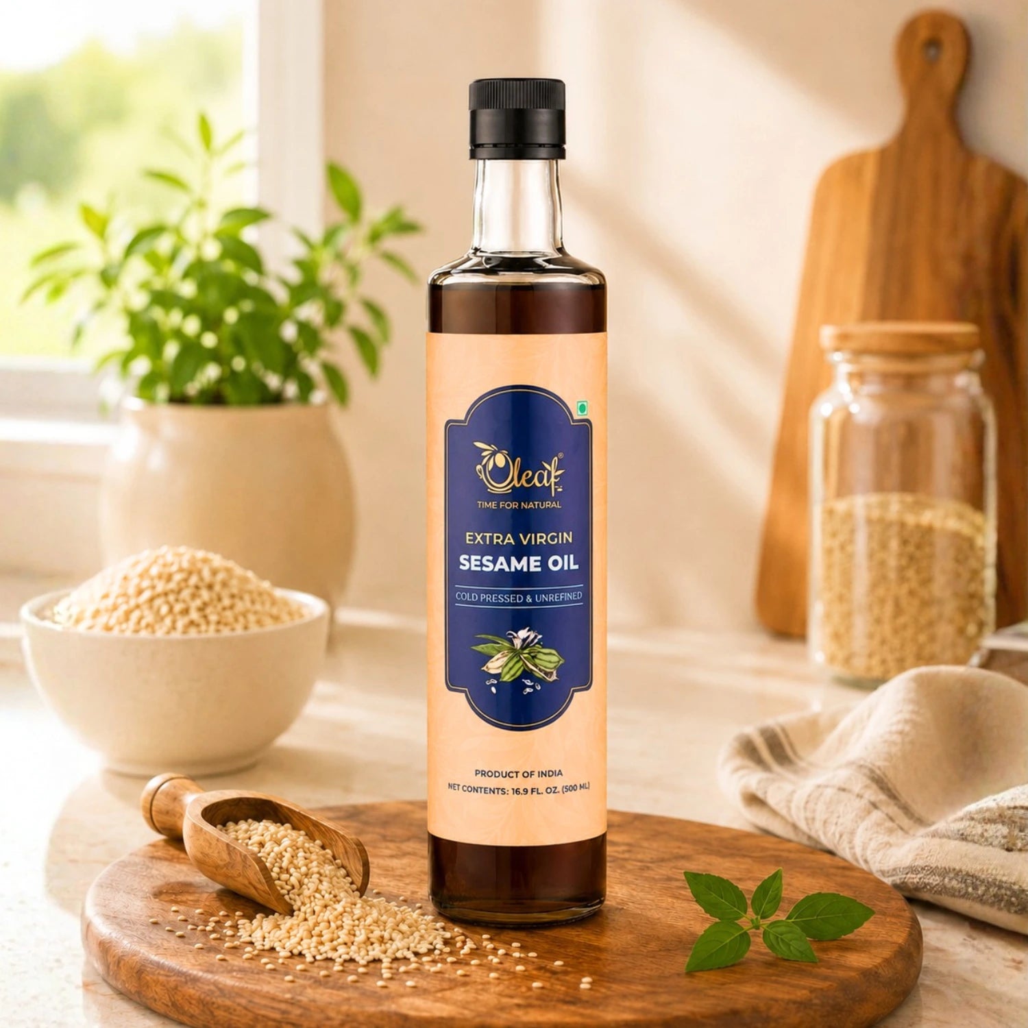Extra Virgin Cold Pressed Sesame Oil