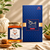 Oleaf Classic Teabags (20 teabags) & 350 Gms Olive Honey Combo