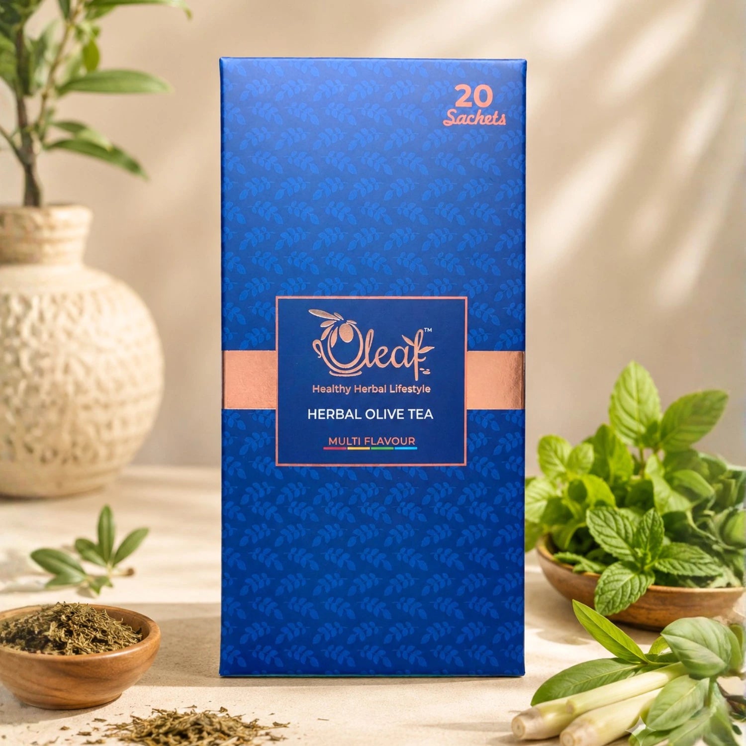 Herbal Olive Leaf Tea - Assorted (Teabags)