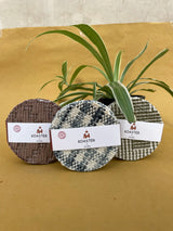 Premium Woolen Coasters - Set of 4 - Easy Clean