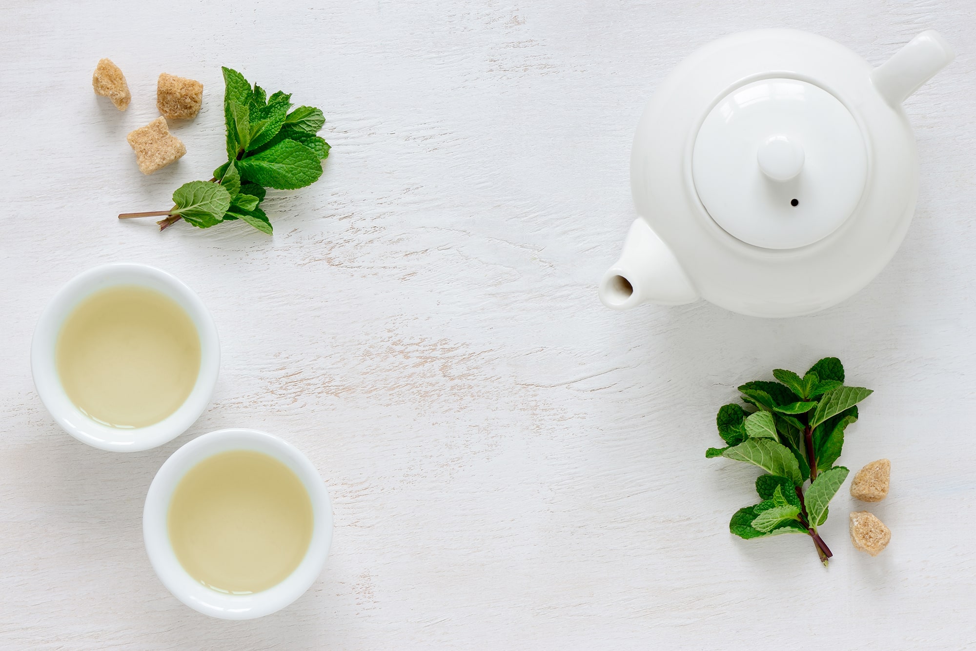 Olive Tea and a Teapot