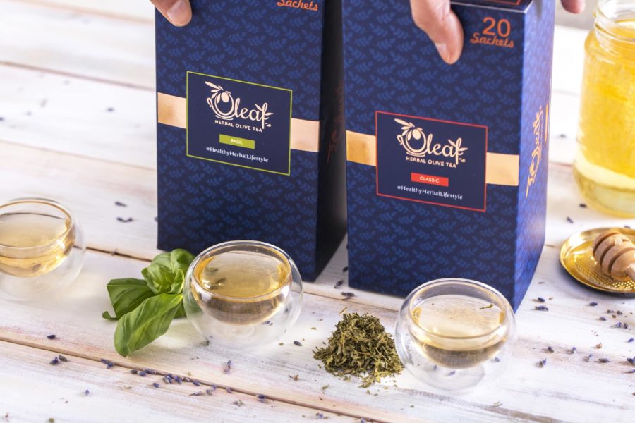 Herbal Olive Tea Basil - Oleaf